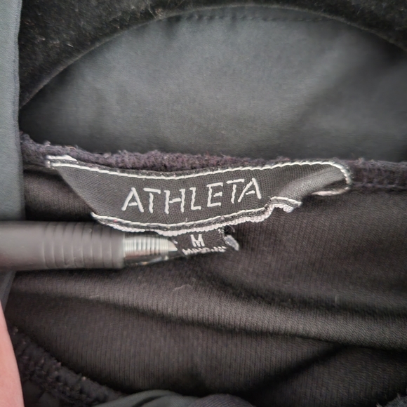ATHLETA Black Zip-up Jacket sz M - Picture 12 of 14